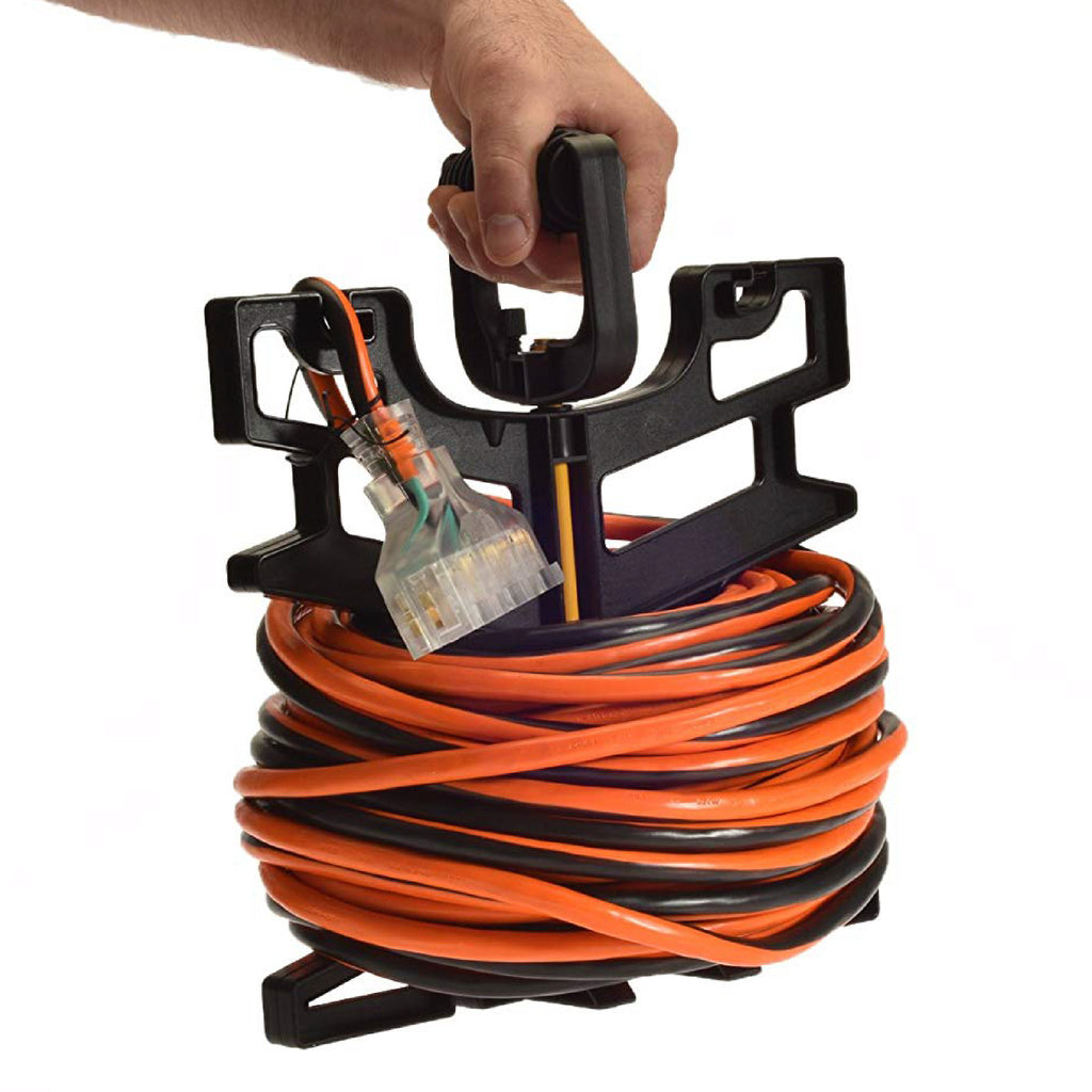 Extension Cord Carrier and Storage Rack