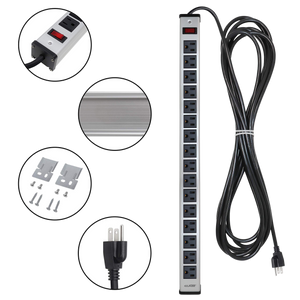 16-Outlet Power Strip with 25 FT Extension Cord